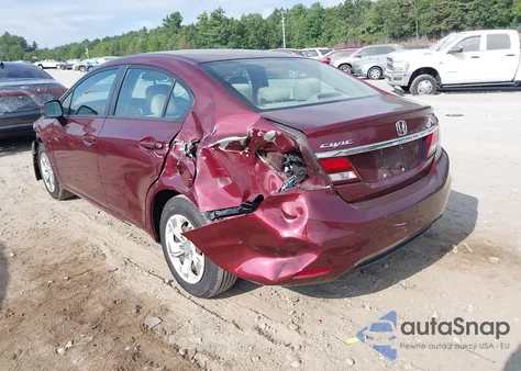 2013 Honda Civic Lx из США, поврежденный, VIN 2HGFB2F52DH539306